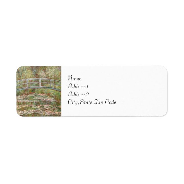 Bridge Over a Pond of Water Lilies by Monet (Front)