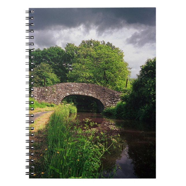 Bridge over Canal at Brecon, Wales Notebook (Front)