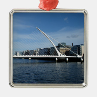 Bridge Over Dublin Ireland River Pendant Metal Tree Decoration