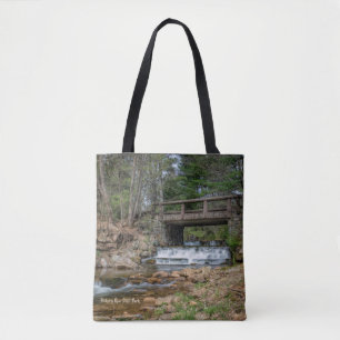 Bridge Over Hickory Run Tote Bag