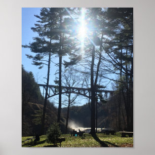 Bridge over Letchworth State Park Poster