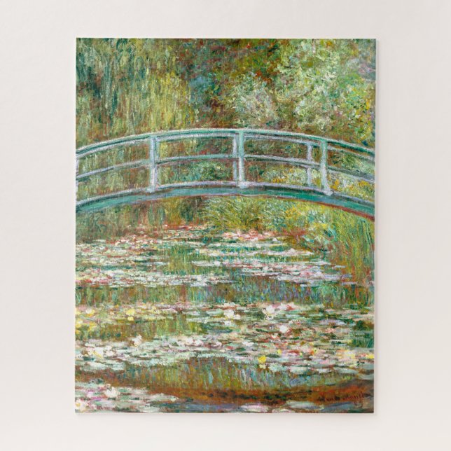 Bridge over Pond of Water Lilies | Claude Monet |  Jigsaw Puzzle (Vertical)