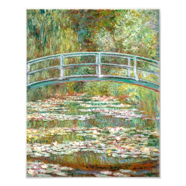 Bridge over Pond of Water Lilies | Claude Monet |  Photo Print (Front)