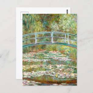 Bridge over Pond of Water Lilies   Claude Monet    Postcard