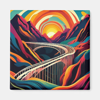 Bridge over ravine 3 magnet