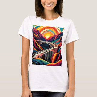 Bridge over ravine 3 T-Shirt