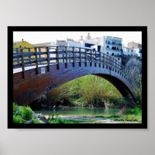 Bridge over Riba-roja de Túria Poster