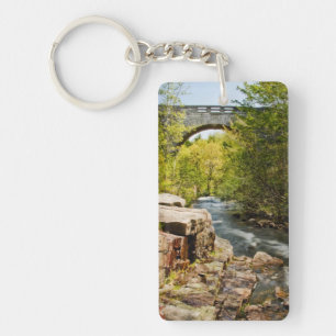 Bridge Over River Key Ring