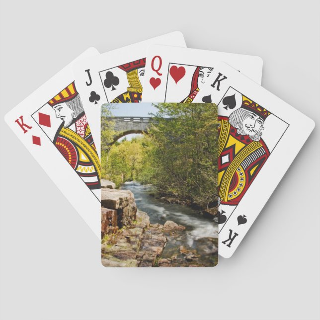 Bridge Over River Playing Cards (Back)