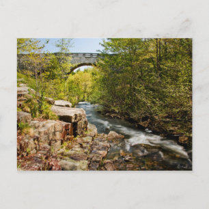 Bridge Over River Postcard