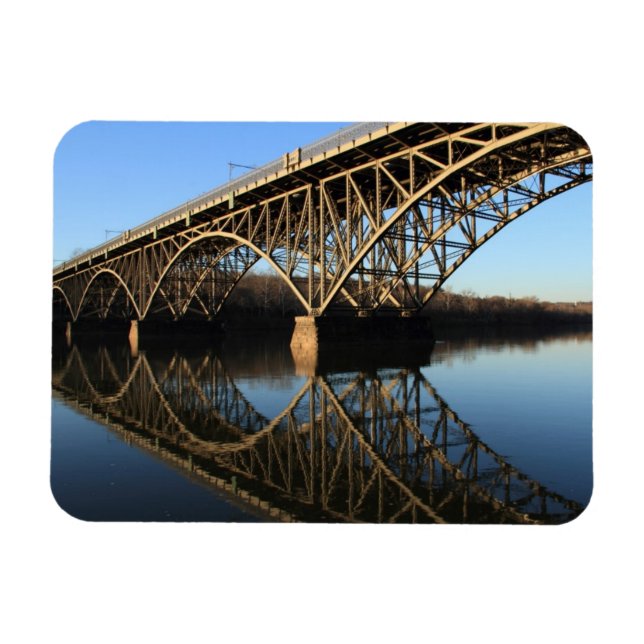 Bridge Over Schuylkill River Magnet (Horizontal)