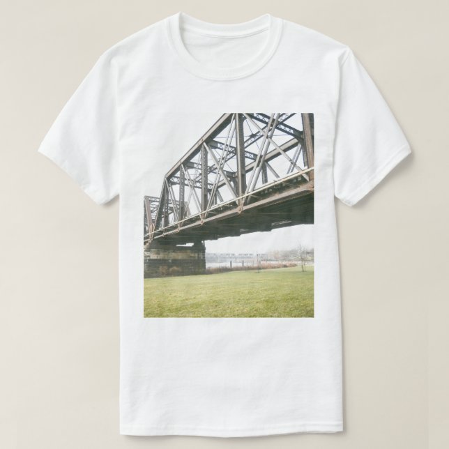 Bridge Over Scioto River T-Shirt (Design Front)
