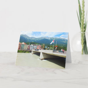 Bridge over the River Inn Holiday Card