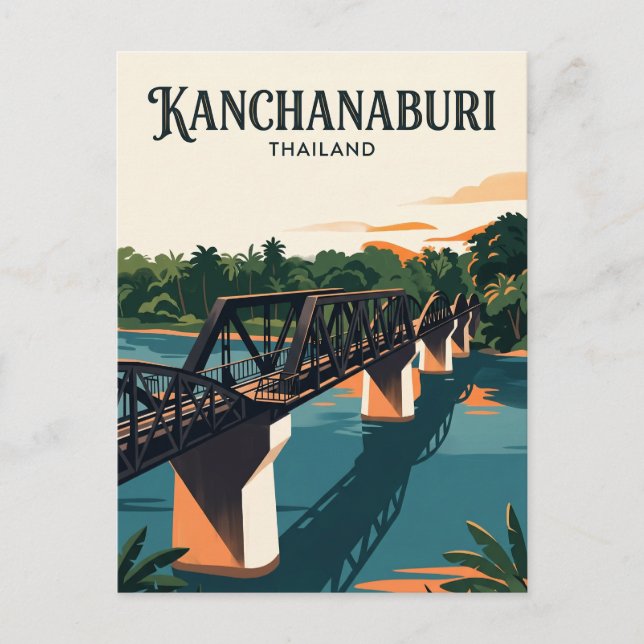 Bridge over the River Kwai Thailand Postcard (Front)