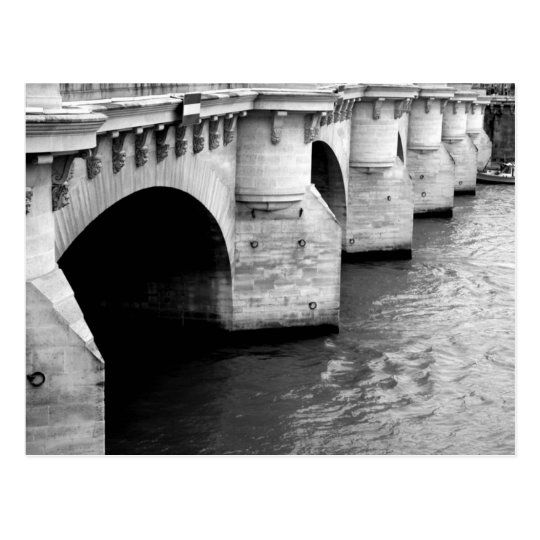 Bridge over the Seine Postcard