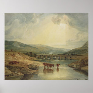 Bridge over the Usk Poster
