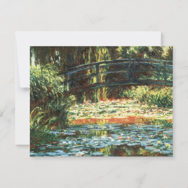 Bridge Over the Waterlily Pond by Claude Monet (Front)
