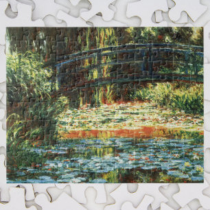 Bridge Over the Waterlily Pond by Claude Monet Jigsaw Puzzle
