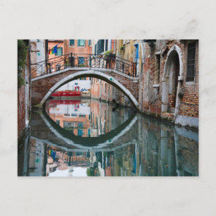 Bridge over Venice Canal Postcard