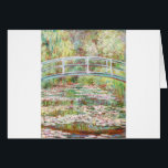 Bridge Over Water Lilies Pond - Claude Monet<br><div class="desc">Beautiful Claude Monet  painting of a bridge over a water lily pond</div>