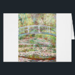 Bridge Over Water Lilies Pond - Claude Monet<br><div class="desc">Beautiful Claude Monet  painting of a bridge over a water lily pond</div>