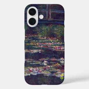 Bridge Over Waterlily Pond by Claude Monet iPhone 16 Case