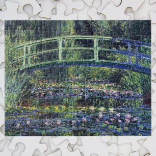 Bridge Over Waterlily Pond by Claude Monet Jigsaw Puzzle