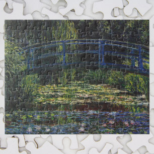 Bridge Over Waterlily Pond by Claude Monet Jigsaw Puzzle