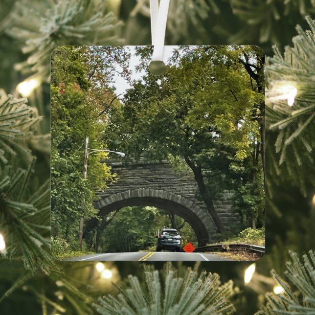 Bridge Photo Metal Tree Decoration (Insitu)