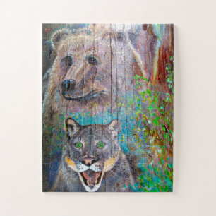 Bridge  Pier Art  Oregon. Jigsaw Puzzle