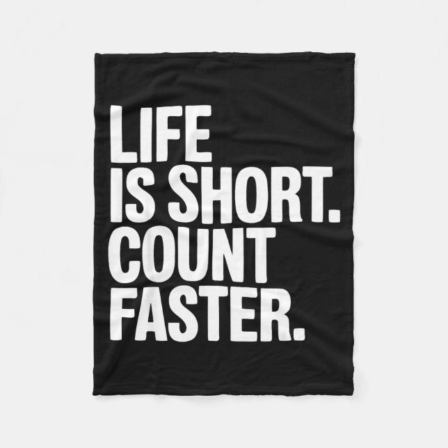 Bridge Player Funny Contract Bridge  Fleece Blanket (Front)