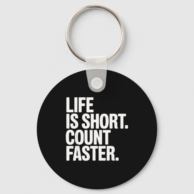 Bridge Player Funny Contract Bridge  Key Ring (Front)