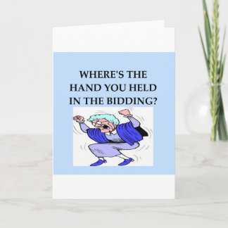bridge player joke card