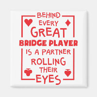 Bridge Player Partner Rolling Their Eyes Funny