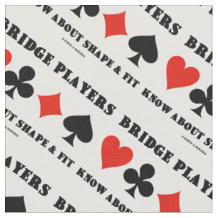 Bridge Players Know About Shape & Fit 4 Card Suits Fabric