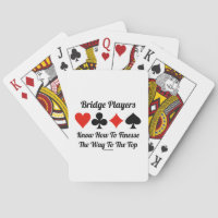 Bridge Players Know How To Finesse The Way To Top
