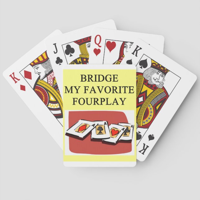 bridge playing cards (Back)