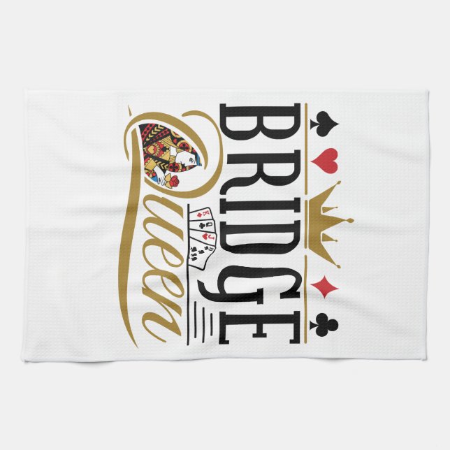 Bridge Queen Tea Towel (Horizontal)