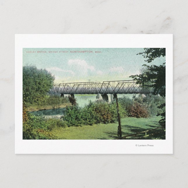 Bridge Street View of Hadley Bridge Postcard (Front)