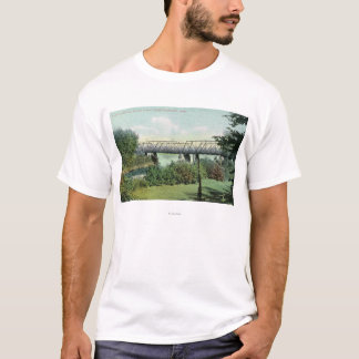 Bridge Street View of Hadley Bridge T-Shirt