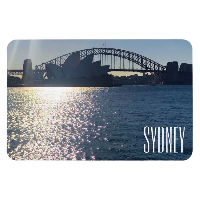 bridge sydney sunshine magnet (Horizontal)