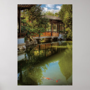 Bridge - The Chinese Garden Poster