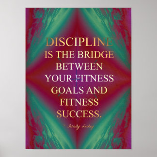 Bridge to Fitness Success Poster