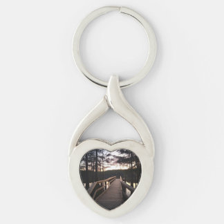 Bridge to my heart key ring