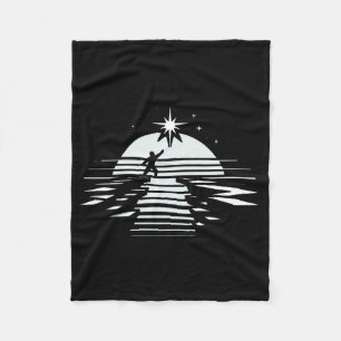Bridge to the Stars: Symbol of Hope Fleece Blanket