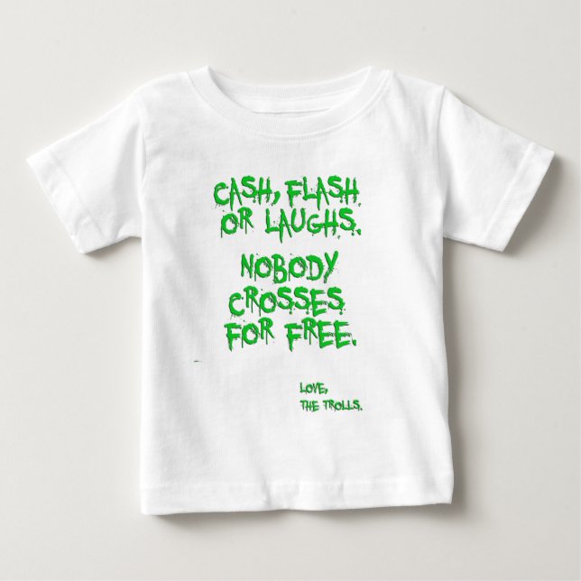 Bridge Trolls Baby T-Shirt (Front)