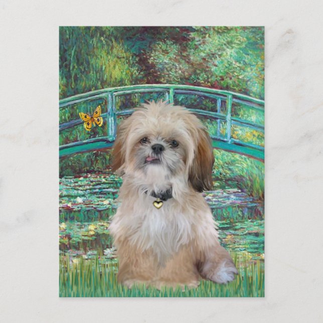 Bridge (Vertical) - Shih Tzu (P) Postcard (Front)