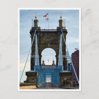Bridge View To Cincinnati Postcard