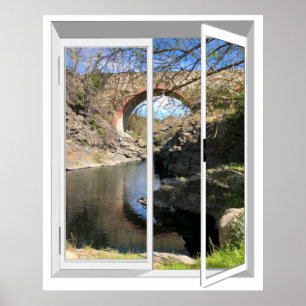 Bridge Window View  Poster
