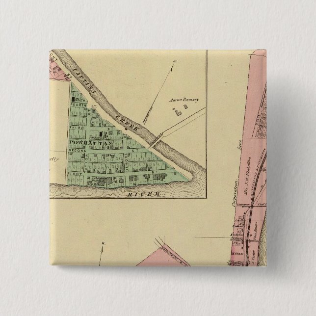 Bridgeport 15 Cm Square Badge (Front)